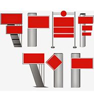 teksan trafik Dev Totem Kaset Tipi Tabela kategori